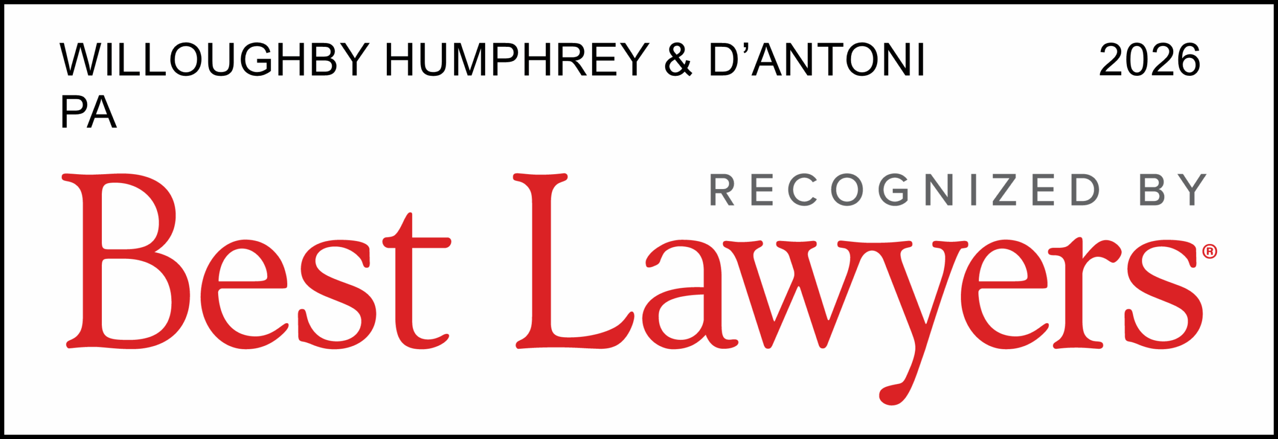 Best Lawyers - Firm Logo